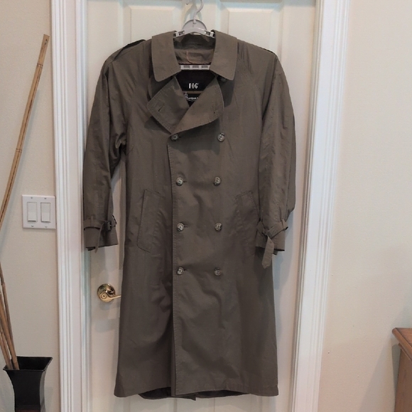 London Fog Other - London Fog Men's Olive Size 42R Thinsulate Lined Rain Trench Coat